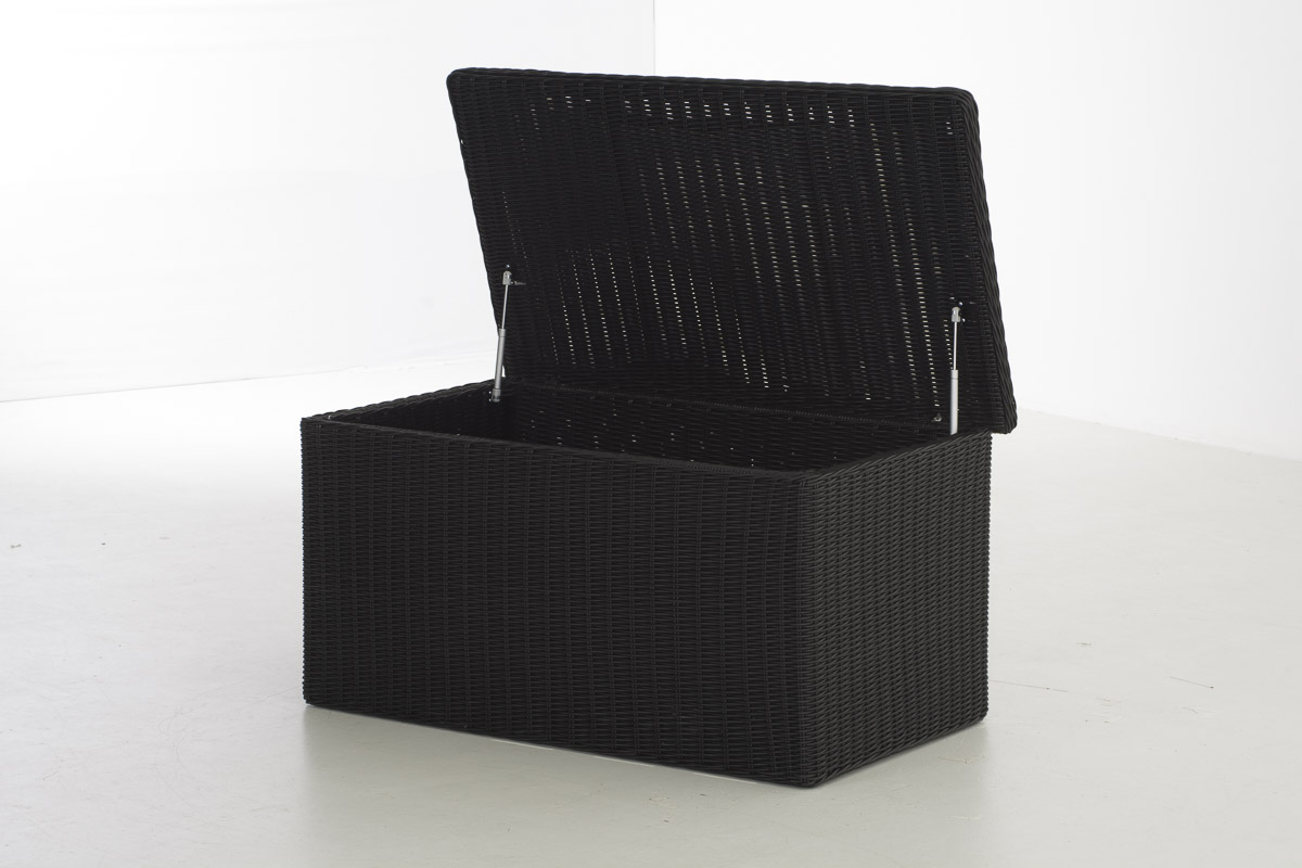 Polyrattan Luxus Auflagenbox 5mm schwarz L