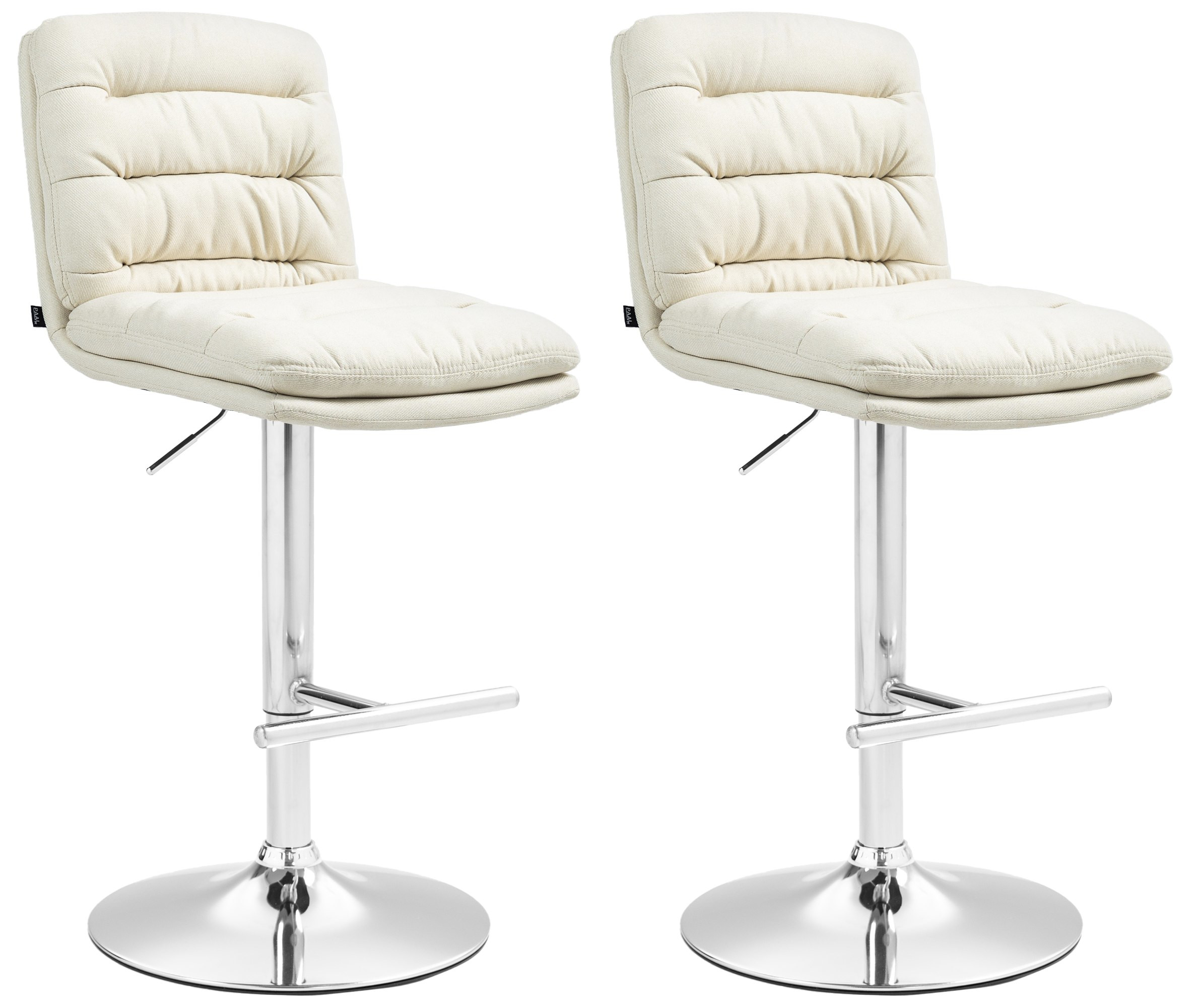 2er Set Barhocker Damar Stoff