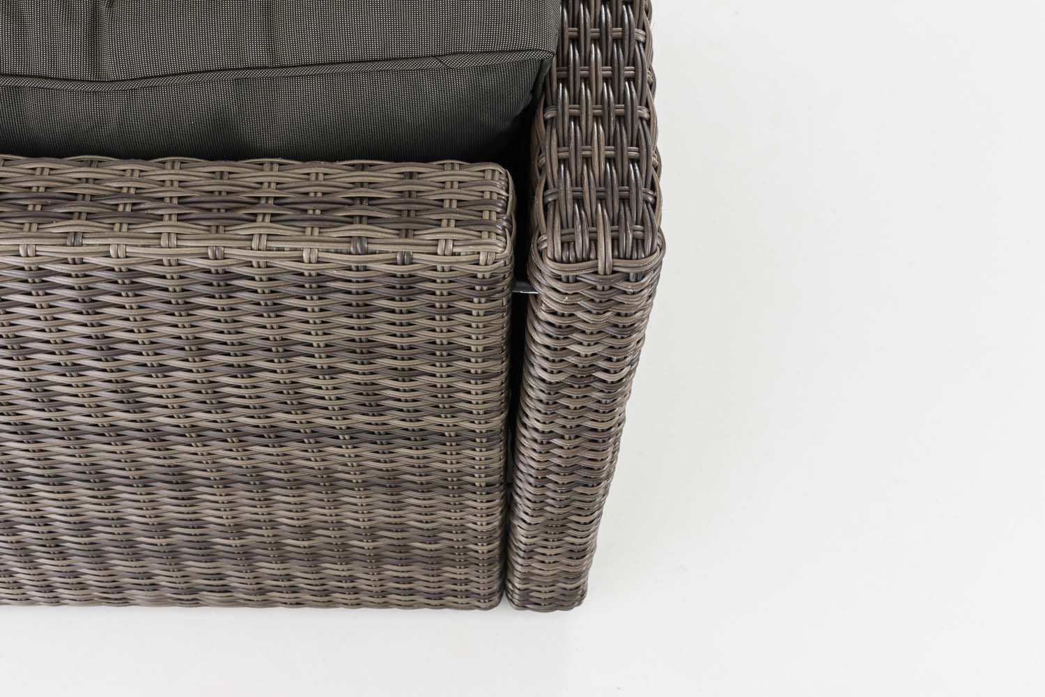 Polyrattan Gartengarnitur Liberi 5mm grau-meliert anthrazit