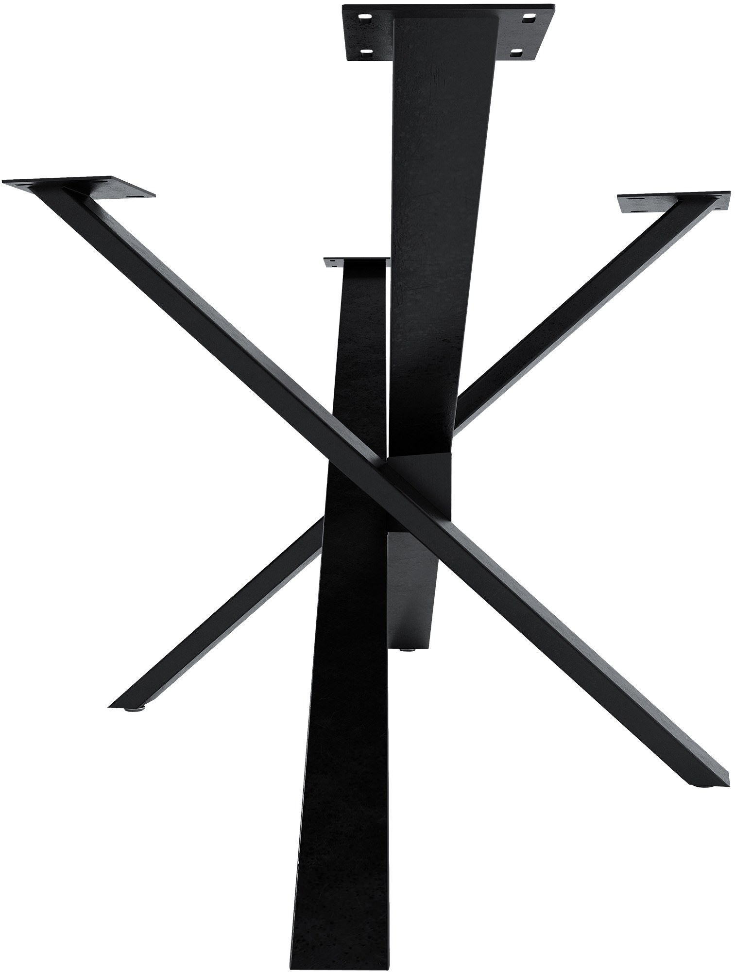 Tischbeine Jimmy industrial schwarz 180x80x72 cm