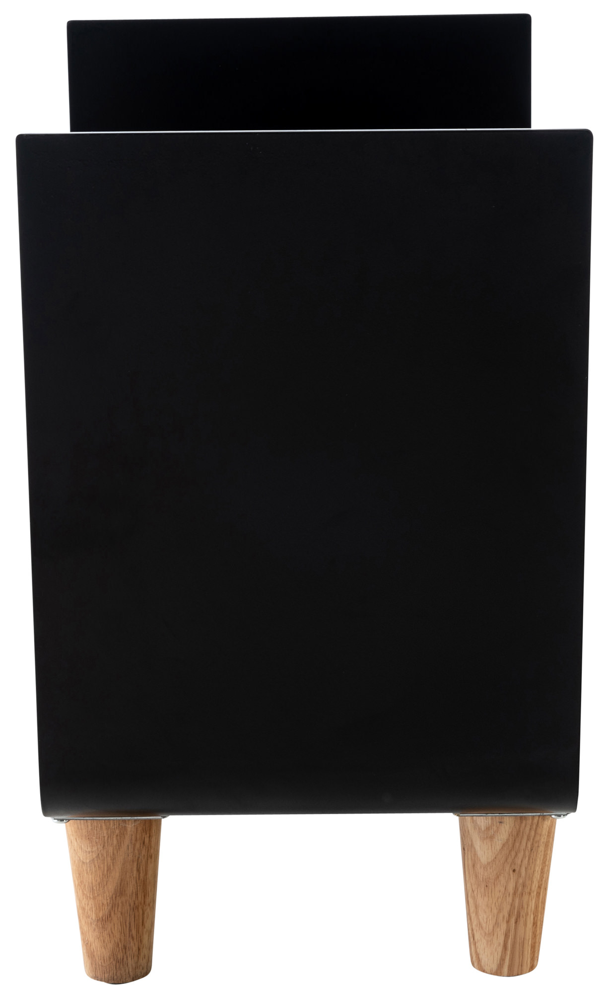 Kaminholzständer Dahlen schwarz-matt 40x40x30 cm
