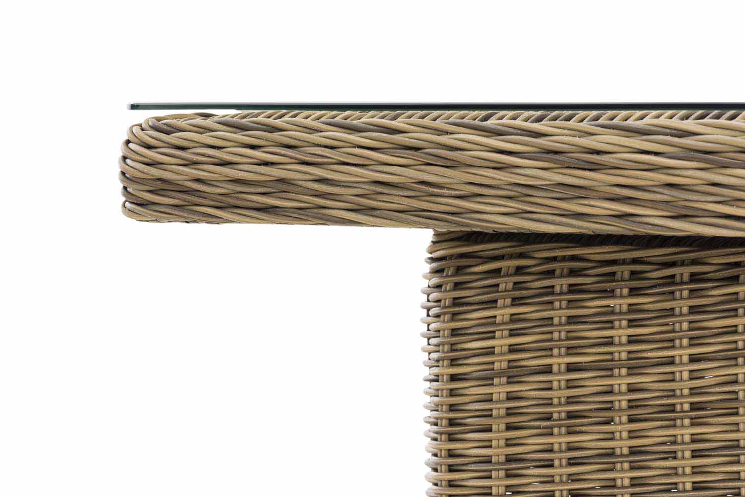 Polyrattan Tisch Fontana XL 200 x 90 cm natura