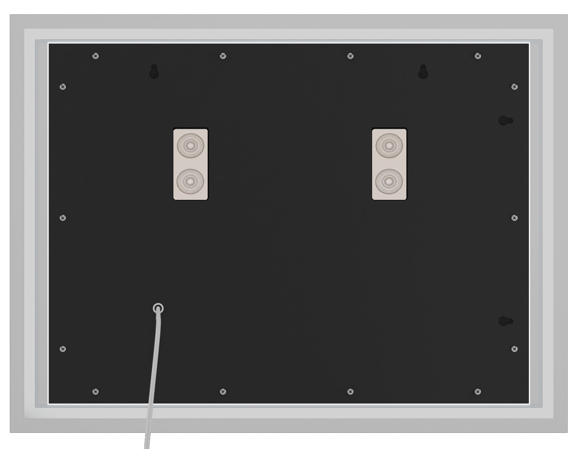 Badspiegel Jaffrey mit Bluetooth 60x80 cm