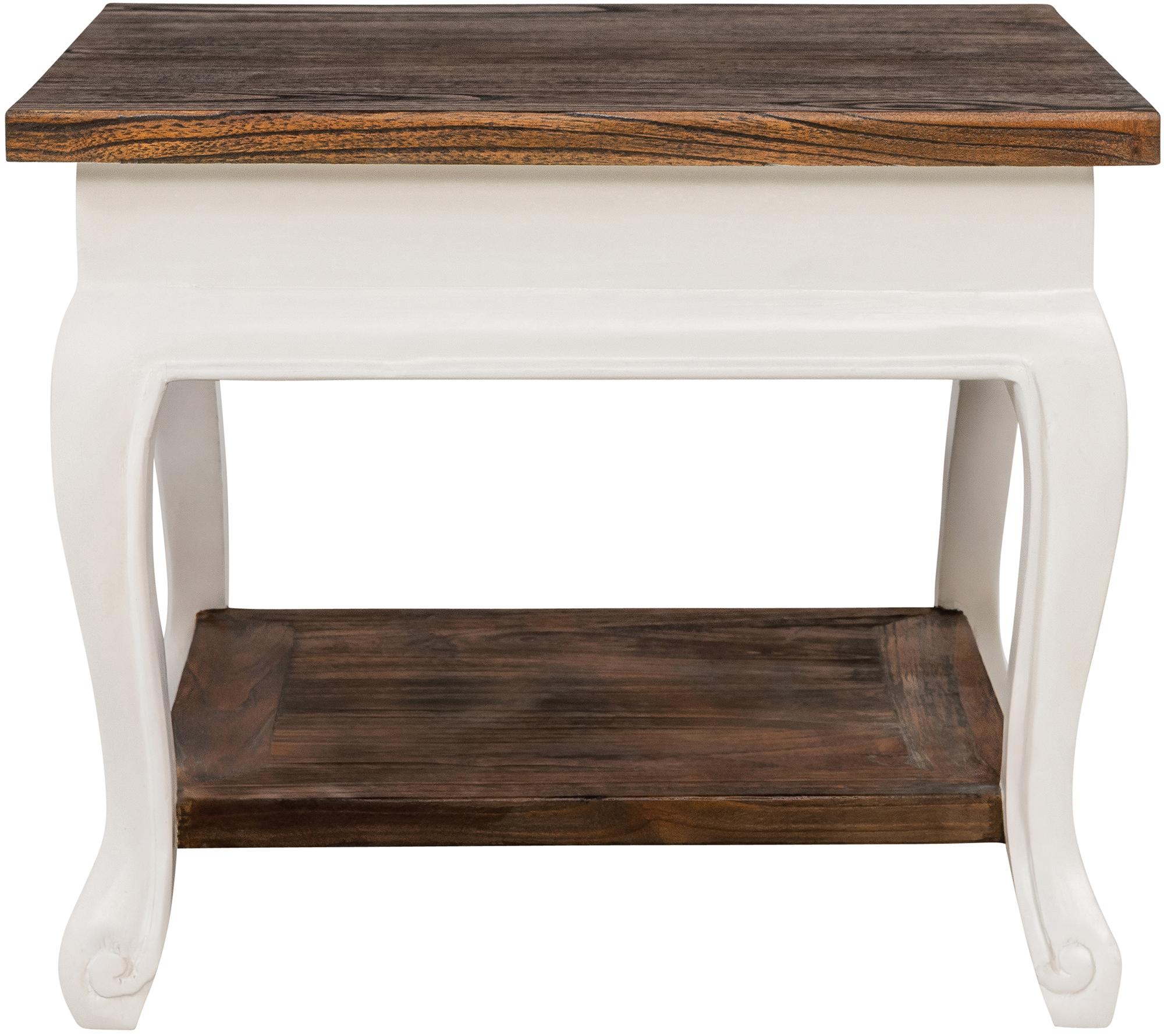 Couchtisch Thordis dunkelbraun 60x60 cm