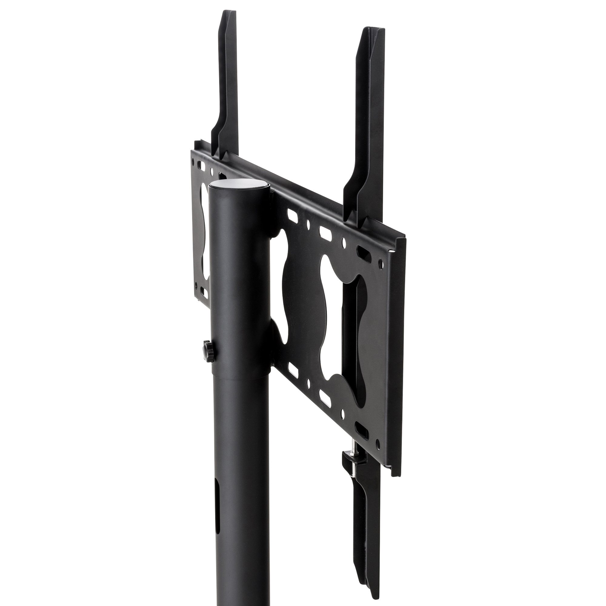 TV Standfuß schwarz-matt rund