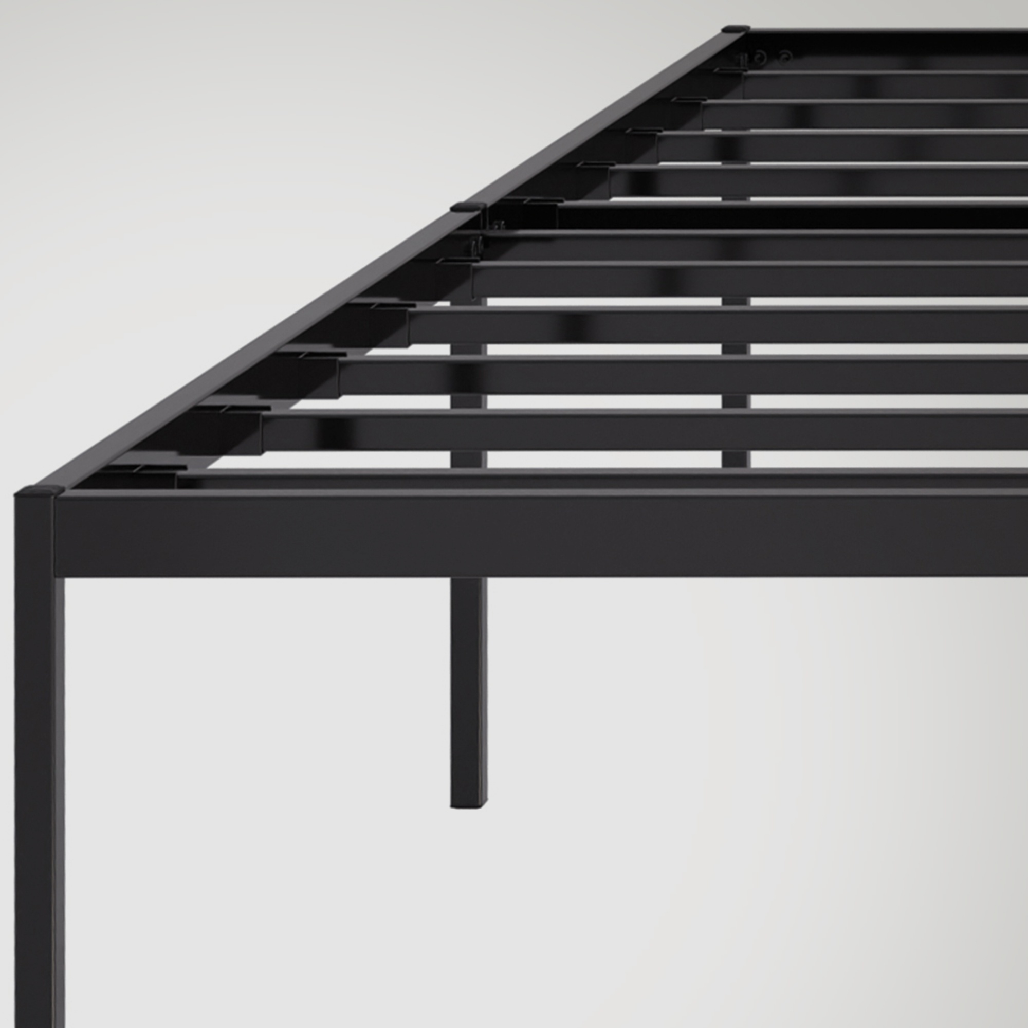 Metallbett Fargo schwarz 200x100x42 cm