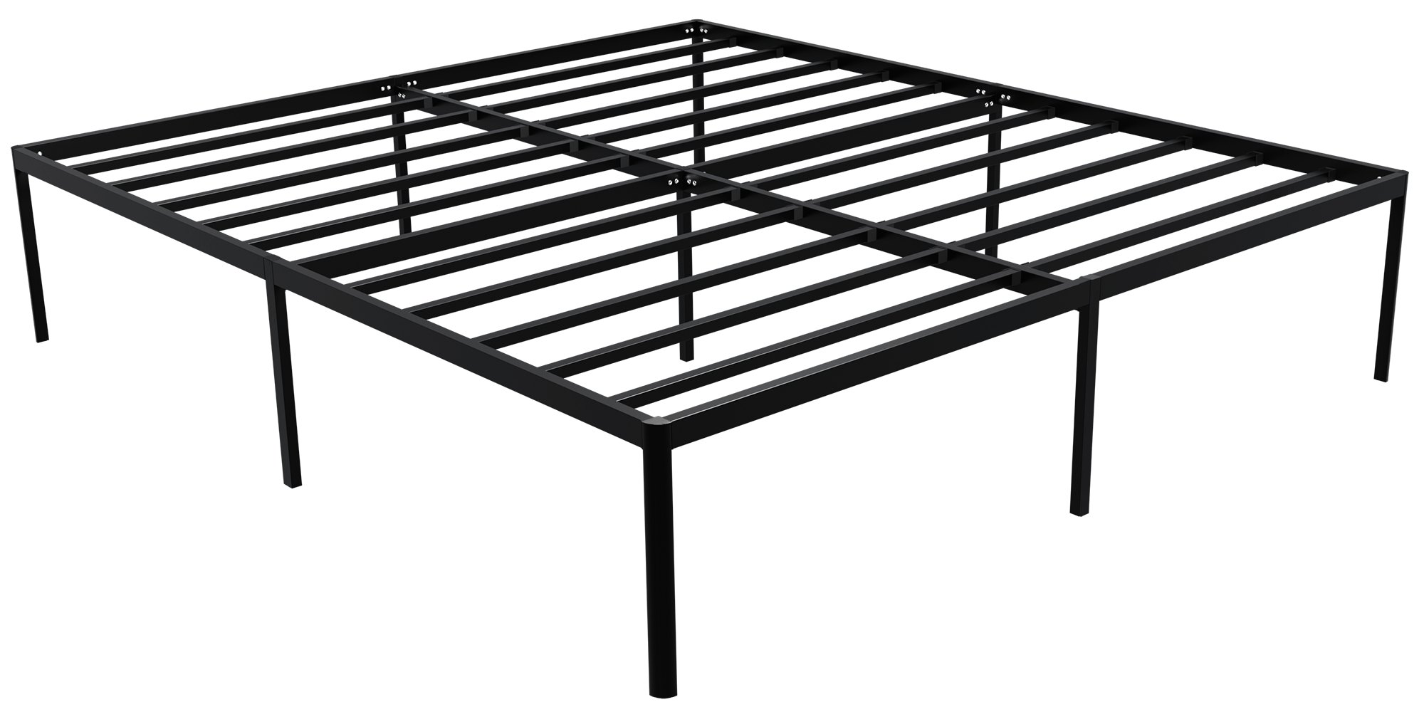 Metallbett Hamlin schwarz 200x180x41 cm