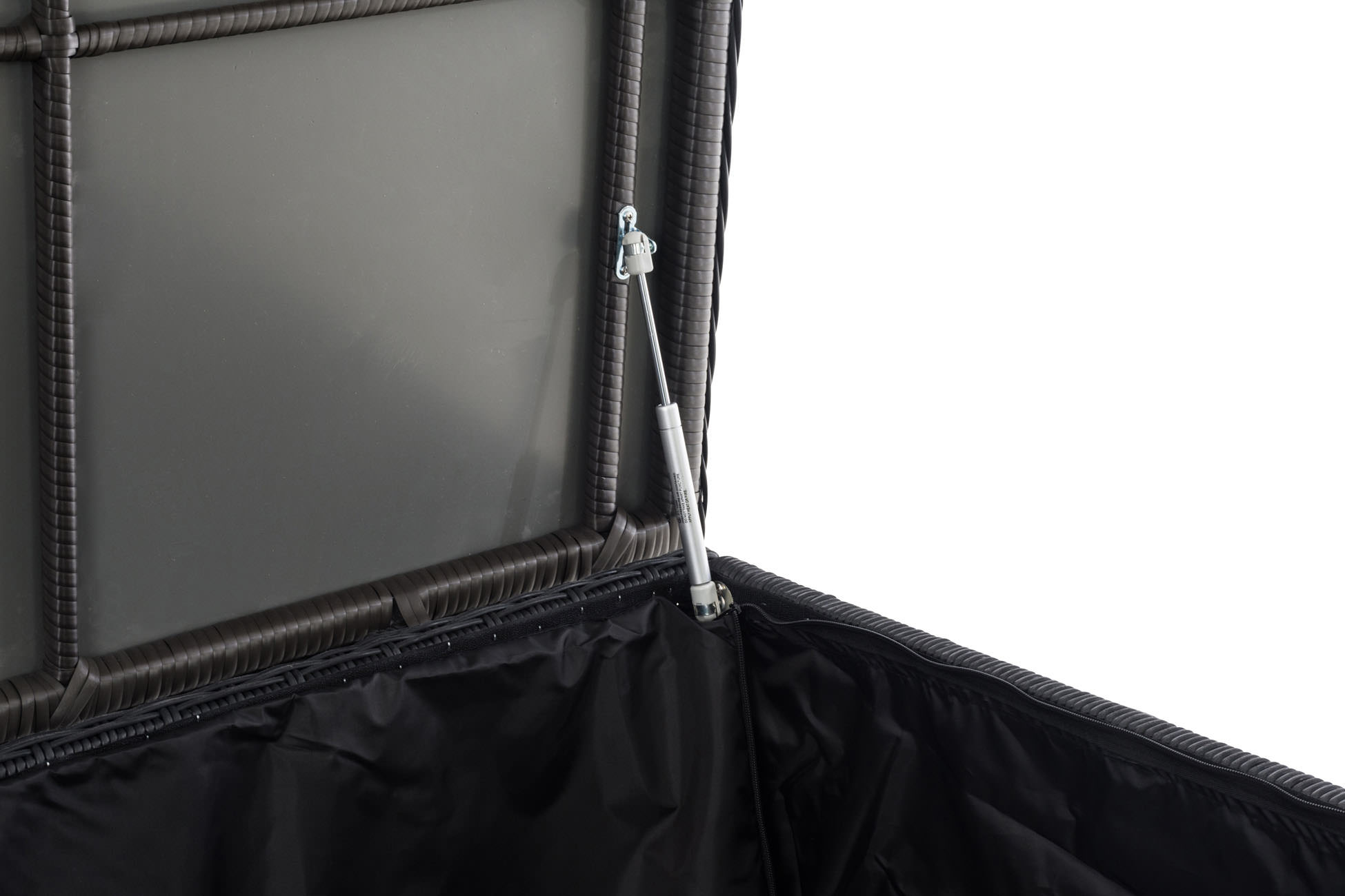 Polyrattan Auflagenbox Comfy 5mm schwarz 125 cm