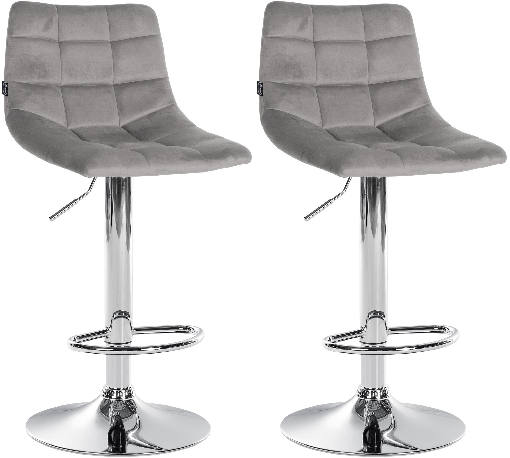 2er Set Barhocker Jerry Samt