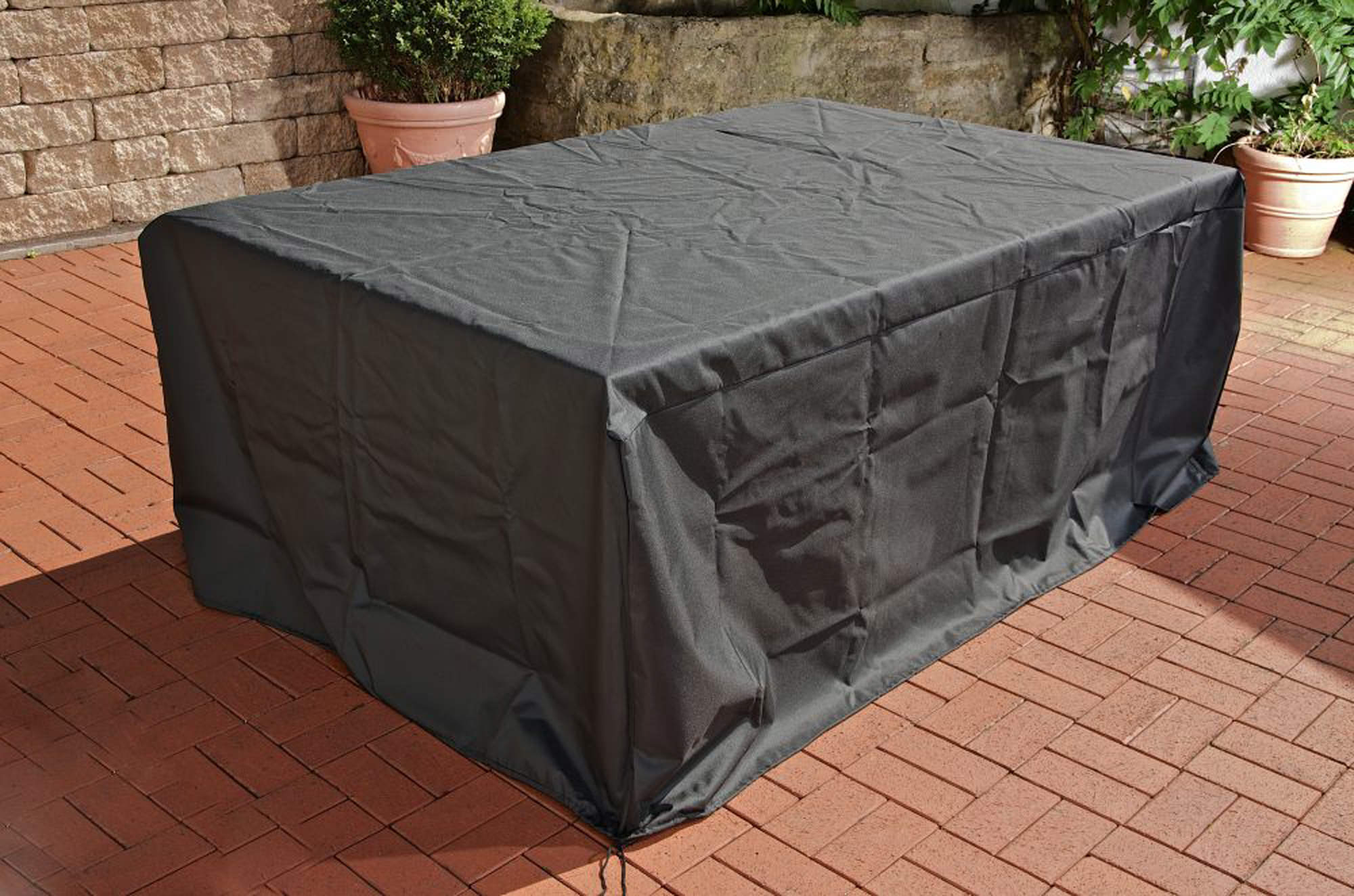 Abdeckhaube 218x156x65 cm Trosa schwarz