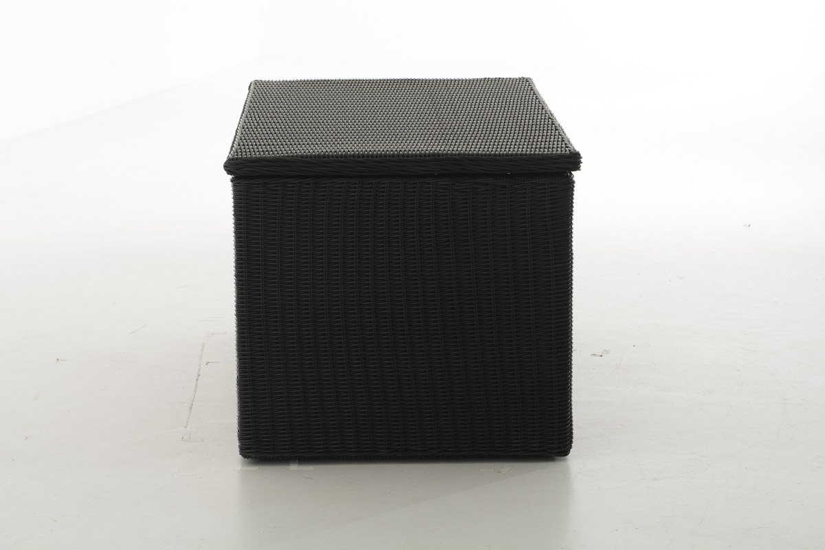 Polyrattan Luxus Auflagenbox 5mm schwarz XL