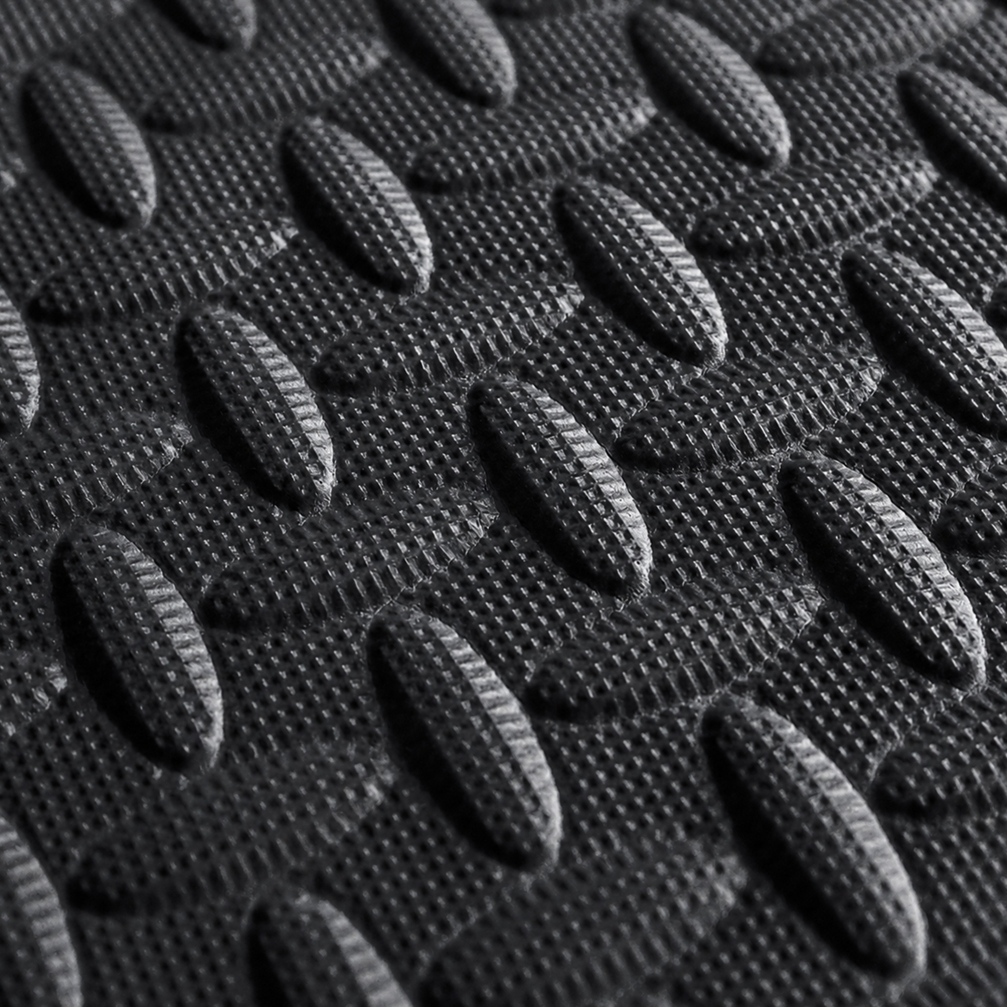 Bodenschutzmatte 61x61 cm 6er-Set schwarz