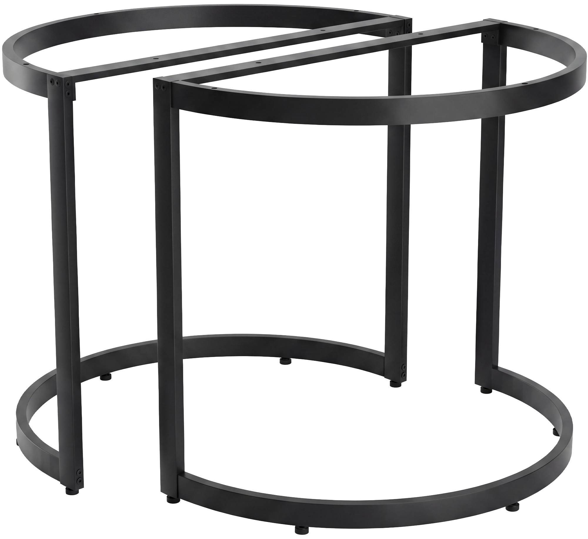 2er Set Tischbeine Cranford schwarz