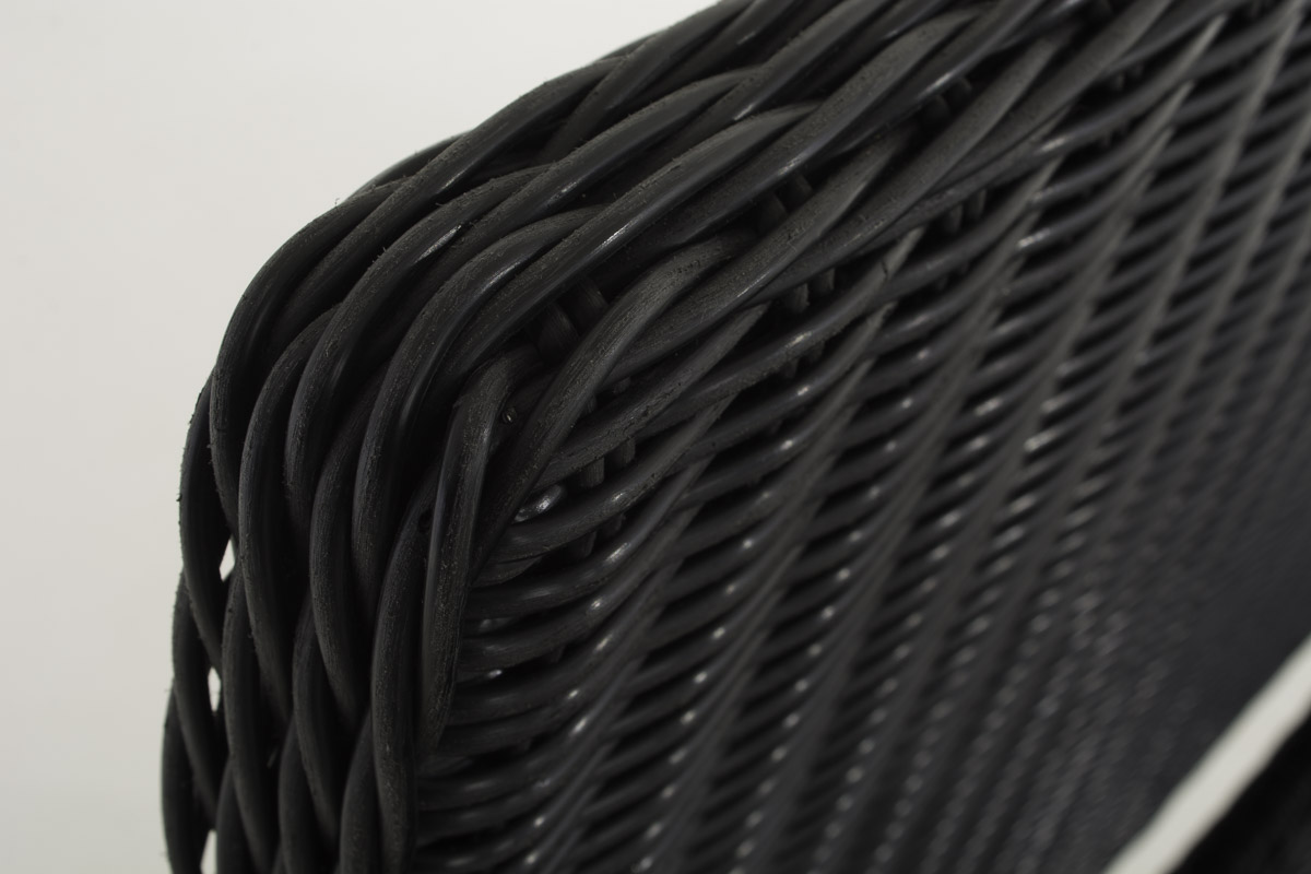 Polyrattan Luxus Auflagenbox 5mm schwarz XL