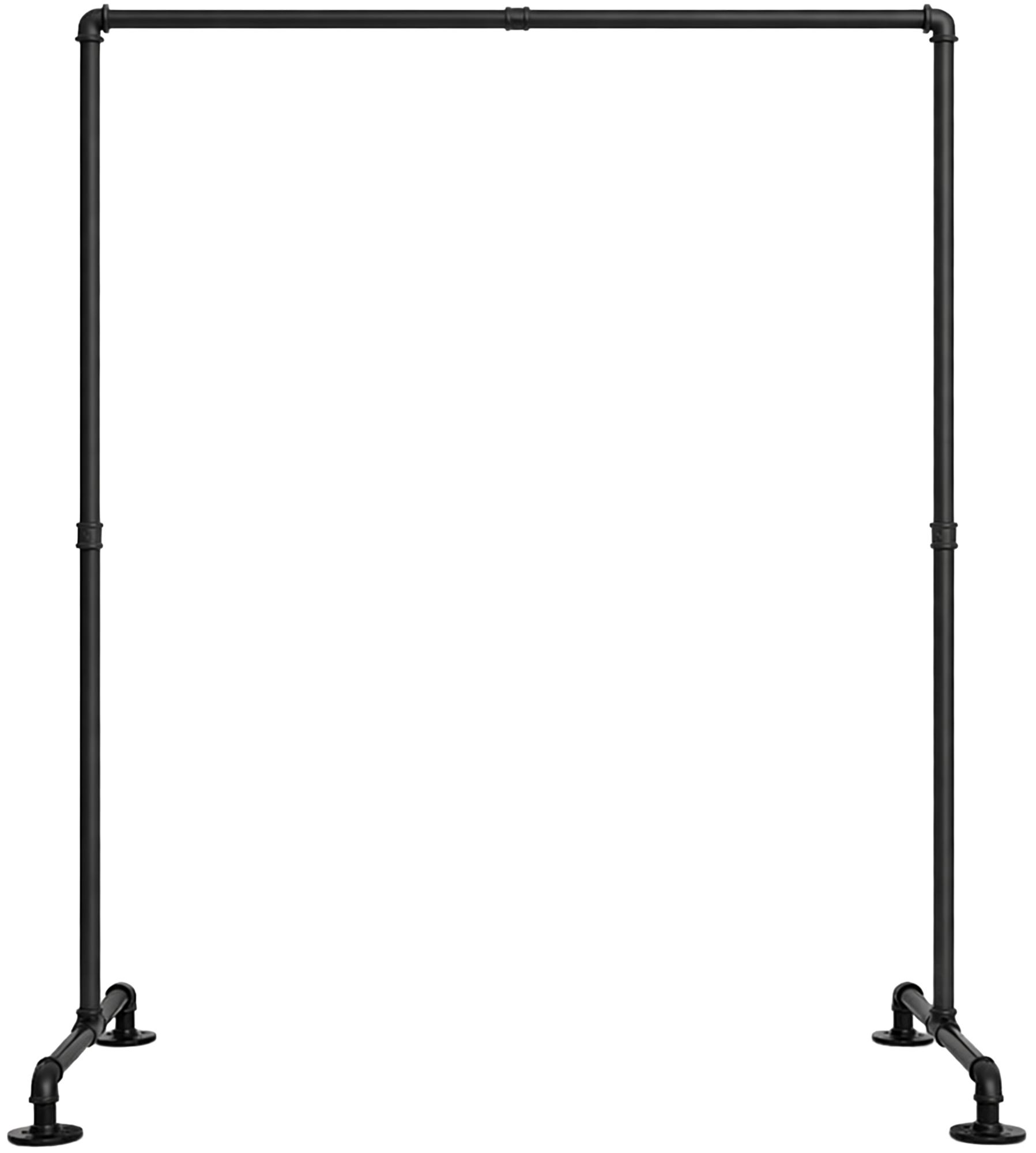 Kleiderständer Jersey schwarz 120 cm
