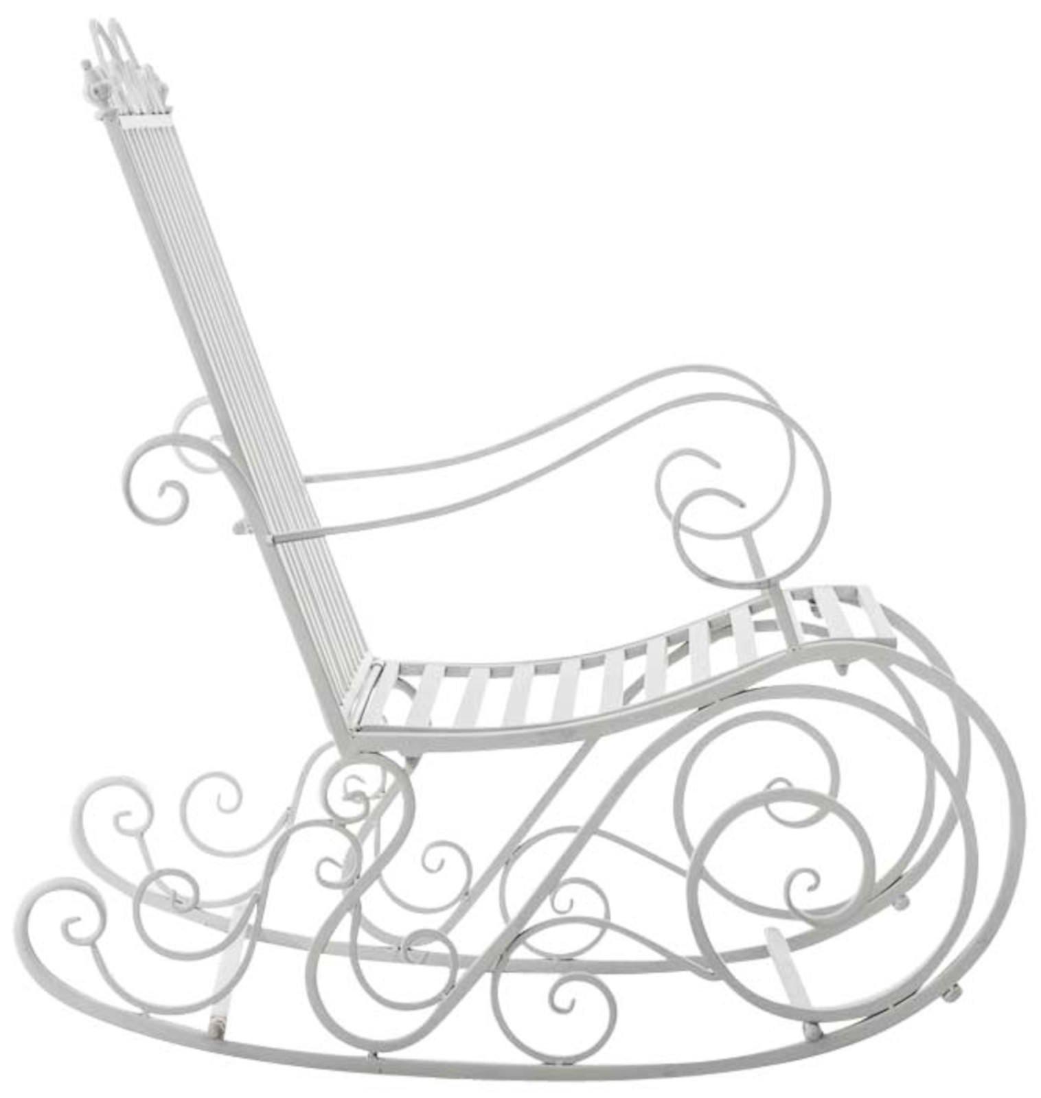 2er Set Schaukelstühle Smilla weiß