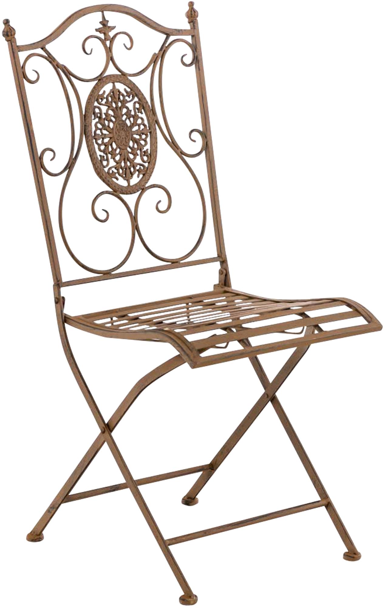 2er Set Klappstühle Sibell antik braun
